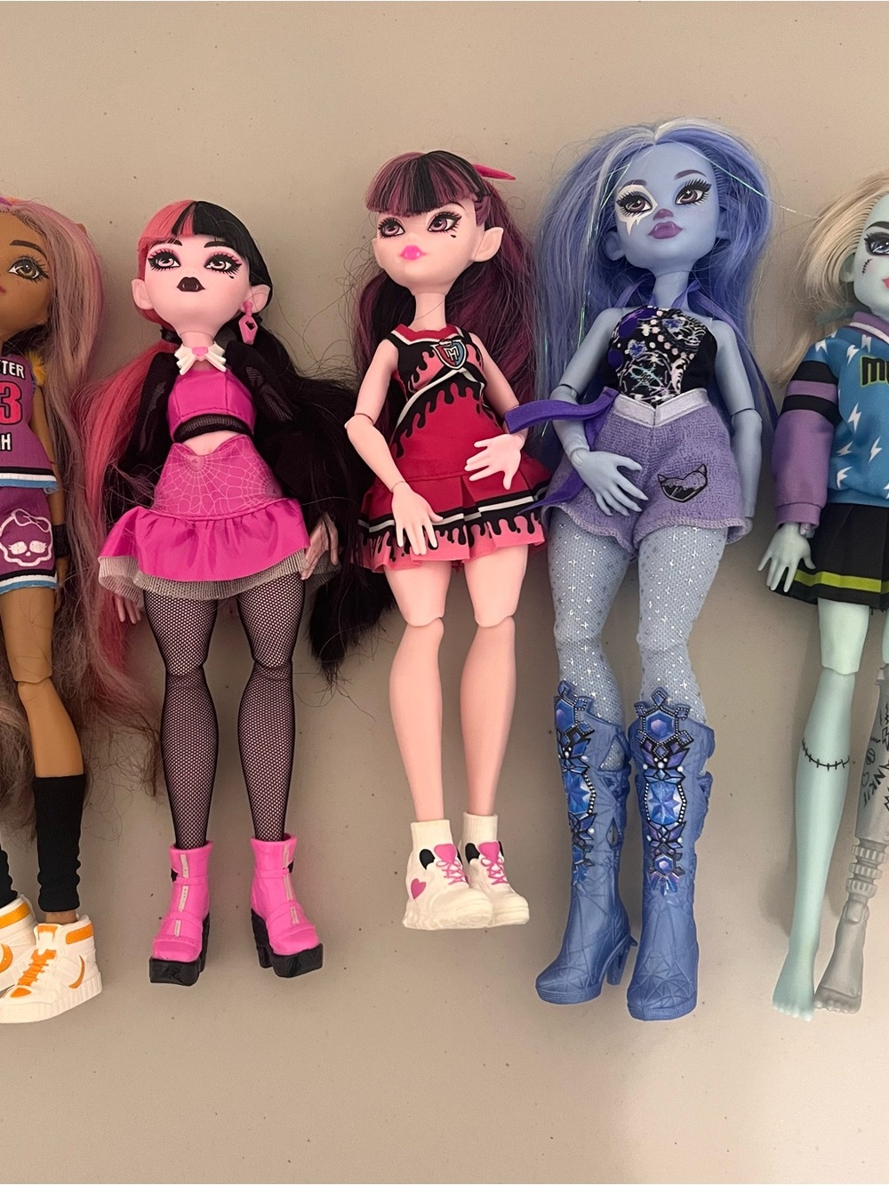 Monster High Inspired Fashion Dolls - Lot of 5